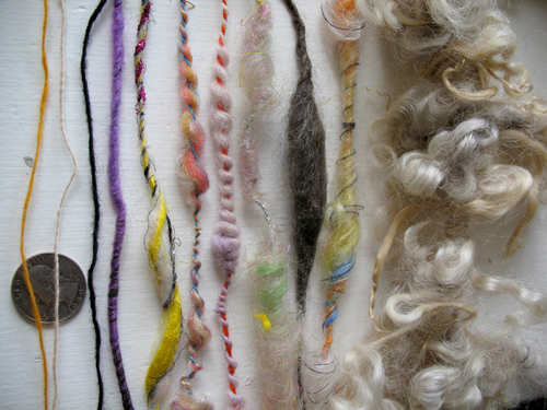 PluckyFluff spinning samples on Serenity PluckyFluff spinning samples on Serenity
