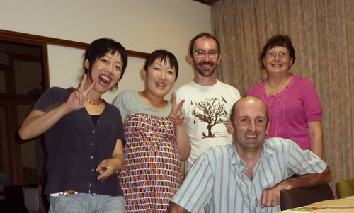 Yuka Aoshima Dinner with Tae, Yuka, Vincent, Andrew, Glynis